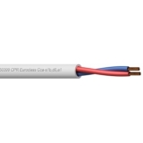 PROCAB CLS215W-CCA/1 - Cablu difuzor 2 x 1,5 mm² 16 AWG - EN50399 CPR Euroclass Cca-s1b,d0,a1/ rolă lemn 100m Alb