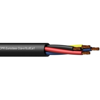 CLS425-CCA/1 - Loudspeaker cable - 4 x 2.5 mm² - 13 AWG -  EN50399 CPR Euroclass Cca-s1b,d0,a1 - 100 m wooden reel