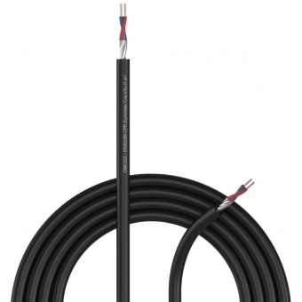 CMC222-CCA/3 - Balanced microphone cable - flex 2 x 0.34 mm ² - 22 AWG - EN50399 CPR Euroclass Cca-s1b,d1,a1 - 300 m wooden reel