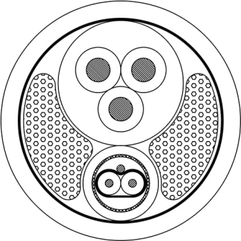 PROCAB PAC151/1 - Cablu de alimentare semnal echilibrat / DMX-AES și 3G1.5/ 100 metri #4