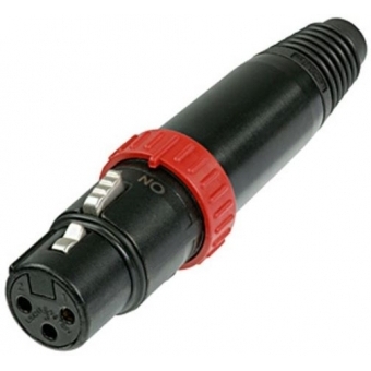 Conector XLR Mama cu 3 Pini si Comutator ON-OFF Neutrik NC3FXS-B