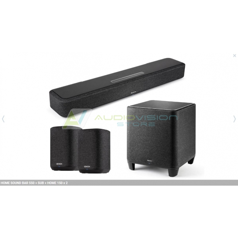 Sistem home cinema Denon cu soundbar 550 Subwoofer + Home 15 AudioVision.ro