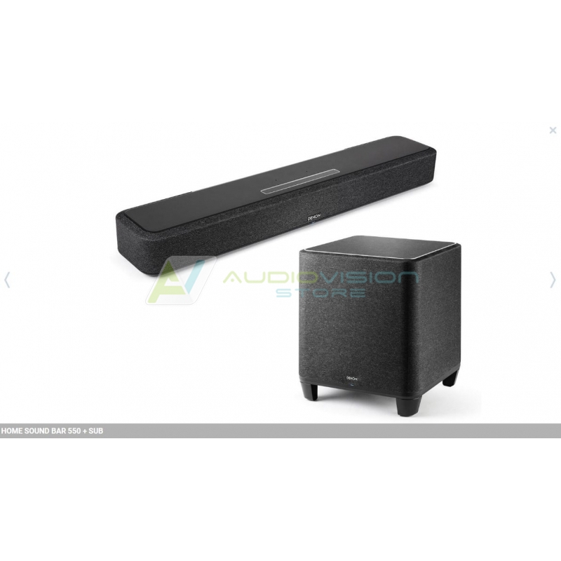 Sistem Denon Home soundbar 550 + Subwoofer AudioVision.ro