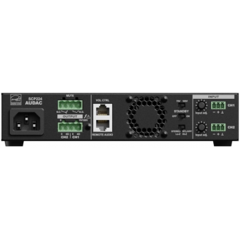 Audac SCP230 - Amplificator de putere compact cu 2 canale x 300W @ 4Ohm - 600W @ 70/100V #3
