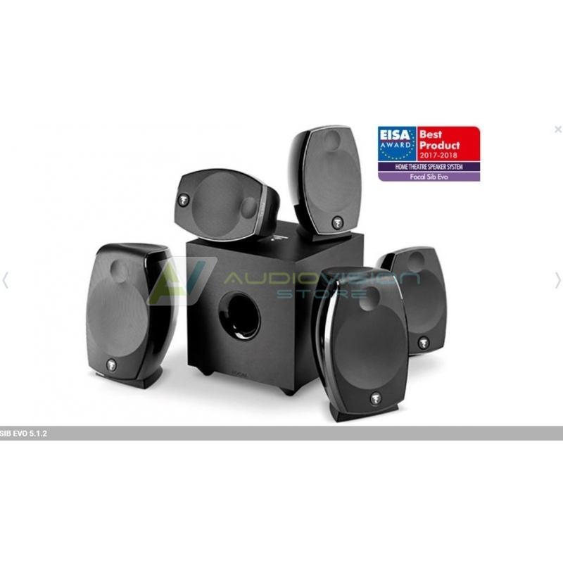 Focal Sib Evo 5.1 Homecinema Systeem - Zwart