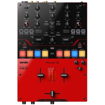 Pioneer DJM-S5 - Mixer cu 2 canale pentru DJ, stilul scratching (roșu lucios) #3