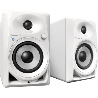 Pioneer DJ DM-40BT-W Monitor studio de 4”, cu funcționalitate Bluetooth® (Alb)