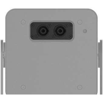 CVS102/B - Connection plate - 2 x Speakon connector for VIRO5/VIRO5D - Black version #2