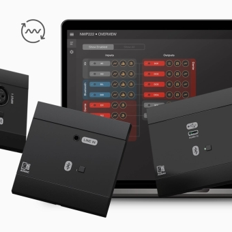 Audac NWP400/B - Panou de intrare audio în rețea USB Type-C + jack 3,5mm (4 CH)/ Negru #5
