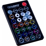 Prolights PRL-IRC - Controler RGBWA IR, 29 butoane, culori manuale/statice, programe automate, fadere pentru Smart BatPlus