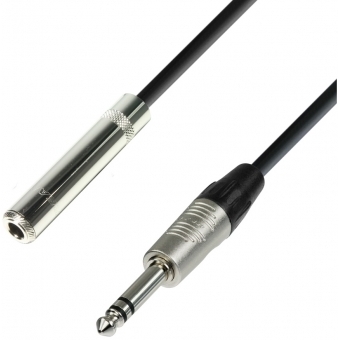 Adam Hall Cables 4 STAR BOV 0150 - Balanced Cable REAN® Jack female TRS x Jack TRS | 1.5 m #1