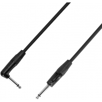 Adam Hall Cables 4 STAR IPR 0150 - Instrument Cable REAN® angled Jack TS x Jack TS | 1.5 m