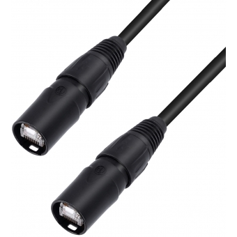 Adam Hall Cables 5 STAR CAT6 0300 - Network Cable Cat.6a (S/FTP) with Draka® Cat.7 line and Neutrik etherCON® | 3 m