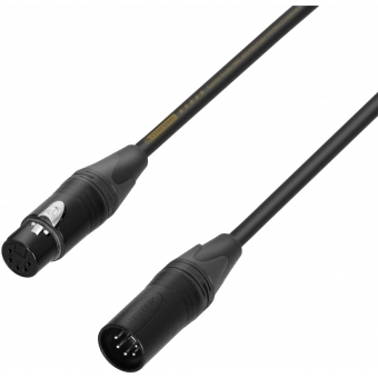 Adam Hall Cables 5 STAR DGH 0750 - DMX Cable Neutrik® 5-pole XLR female x 5-pole XLR male | 7.5 m