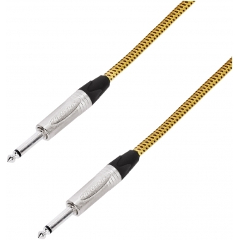 Adam Hall Cables 5 STAR IPP 0300 VINTAGE - Instrument Cable vintage Neutrik® Jack TS | 3 m #1