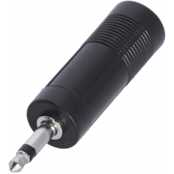 Adam Hall Connectors 4 STAR A JF2 MM2 - Adapter 6.3 mm Jack Mono female to 3.5 mm Jack Mono male