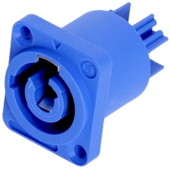 Adam Hall Connectors 4 STAR P PM IN - Mains chassis connector PowerIn blue