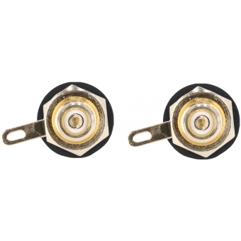 Adam Hall Connectors 4 STAR PR2 BLK - RCA socket female gold-plated with black code ring #3