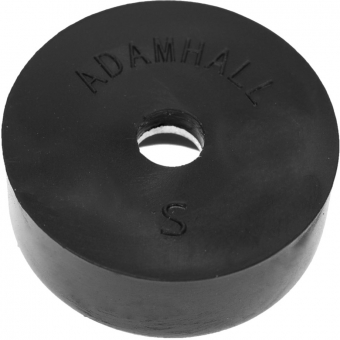 Adam Hall Hardware 4900 S - Rubber foot 25 x 11 mm Black, anti-slip #2