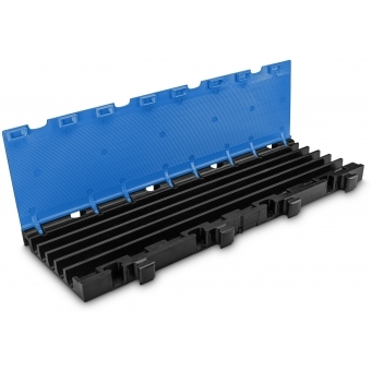Defender MIDI 5 2D BLU - Midi 5 2D module system for wheelchair ramp and wheelchair accessible transition - middle part blue lid #2
