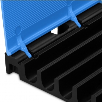 Defender MIDI 5 2D BLU - Midi 5 2D module system for wheelchair ramp and wheelchair accessible transition - middle part blue lid #4
