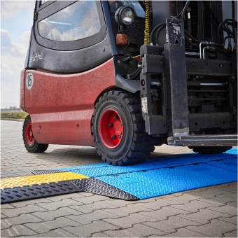 Defender MIDI 5 2D R BLU - Midi 5 2D blue ramp - modular system for wheelchair accessible transition #16