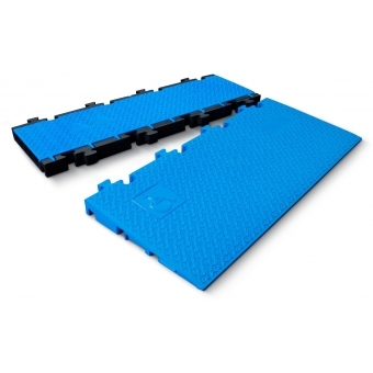 Defender MIDI 5 2D R BLU - Midi 5 2D blue ramp - modular system for wheelchair accessible transition #6