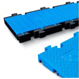 Defender MIDI 5 2D R BLU - Midi 5 2D blue ramp - modular system for wheelchair accessible transition #7