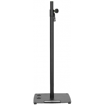 Gravity LS 431 C B - Lighting Stand and Speaker Stand with Compact, Square Steel Base and Off-Centre Mounting Option