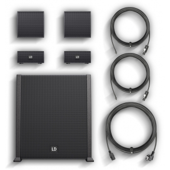 LD Systems CURV 500 AVS - Portable Array System AV Set Including Speaker Cables #11