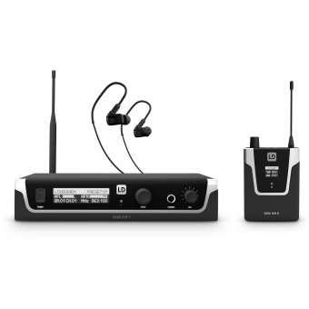 LD Systems U508 IEM HP - In-Ear Monitoring System with Earphones - 863 - 865 MHz + 823 - 832 MHz #1