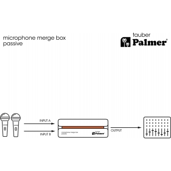 Palmer RIVER tauber - Passive Microphone Merge Box #16