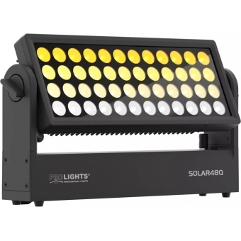 Prolights Solar 48Q - Lumină LED wash compactă de 48x10W cu luminozitate ridicată RGBW pentru interior/ exterior, IP65