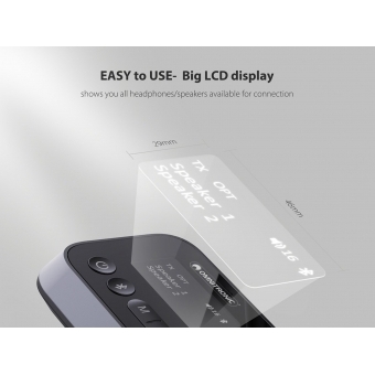 OMNITRONIC BDT-5.2PRO Aptx HD Bluetooth Transceiver #6