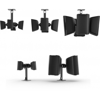 LD Systems DQOR CB B - Suport de montare în cluster pentru difuzoare DQOR/ Negru #8