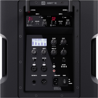 LD Systems ANNY® 10 HHD 2 B8 - Sistem PA Bluetooth® portabil de 10” cu mixer, 2x receptor, 2x microfon wireless/ 823 - 832 MHz, 863 - 865 MHz #6