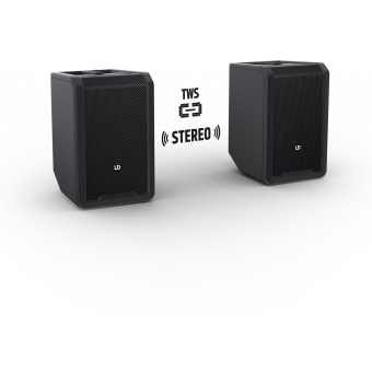 LD Systems ANNY® 8 BPH B5 - Boxa PA Bluetooth® portabila cu mixer și 1 microfon headset (inclusiv bodypack), Stage Black/ 584 - 608 MHz #13