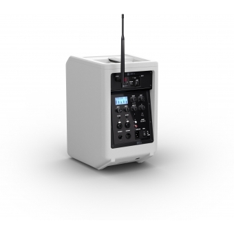 LD Systems ANNY® 8 BPH B5 W - Boxa PA Bluetooth® portabila cu mixer și 1 microfon headset (inclusiv bodypack), Alb/ 584 - 608 MHz #2
