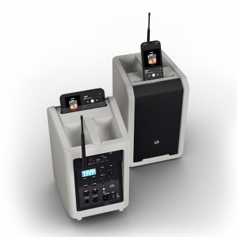 LD Systems ANNY® 8 BPH B6 G - Boxa PA Bluetooth® portabila cu mixer și 1 microfon headset (inclusiv bodypack), Urban Grey/ 655 - 679 MHz #14