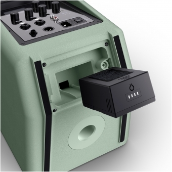 LD Systems ANNY® 8 BPH B6 GN - Boxa PA Bluetooth® portabila cu mixer și 1 microfon headset (inclusiv bodypack), Adventure Green/ 655 - 679 MHz #8