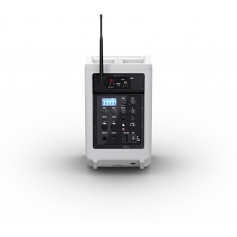 LD Systems ANNY® 8 HHD B5 W -   Boxa PA Bluetooth® portabila cu mixer, 1x receptor, 1x microfon wireless, 584 - 608 MHz/ Alb #4