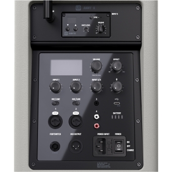 LD Systems ANNY® 8 HHD B8 G - Boxa PA Bluetooth® portabila cu mixer, 1x receptor, 1x microfon wireless, 823 - 832 MHz, 863 - 865 MHz/ Urban Grey #5
