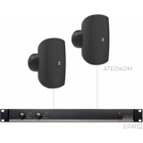 AUDAC FESTA4.2M/B -  Sistem sonorizare 2 x ATEO4DM/B + EPA152/ Negru