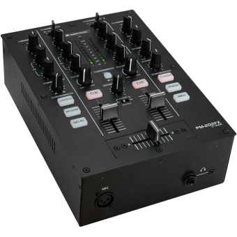OMNITRONIC PM-202FX 2-Channel DJ Mixer with Filter, FX and Bluetooth