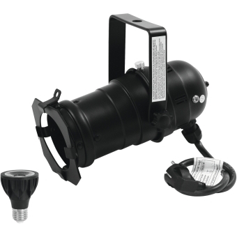 EUROLITE Set PAR-20 Spot bk + PAR-20 230V COB 6W E-27 LED 1800-3000K dim2warm