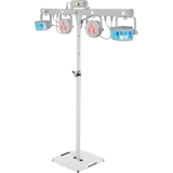 EUROLITE Set LED KLS Laser Bar FX Light Set white + BPS-2 Loudspeaker Stand white