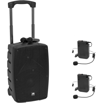 OMNITRONIC Set WAMS-10BT2 MK2 + 2x Bodypack Transmitter + 2x Headset
