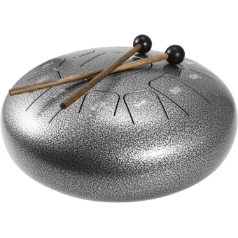 DIMAVERY TD-12 Steel Tongue Drum, silver