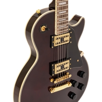 DIMAVERY LP-700 Electric Guitar, burgundy #3