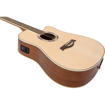 DIMAVERY JK-500 Western Guitar, cutaway, nature #3